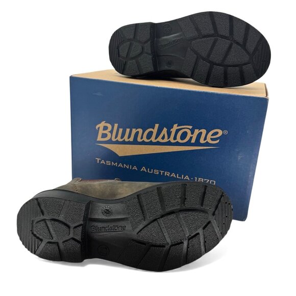 Blundstone Original 1630 Leather High Top Chelsea Boots Rustic Black 3.5 UK NEW - Picture 10 of 10